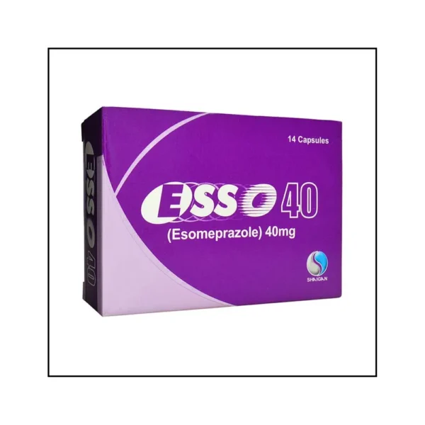 Esso Capsules 40Mg (1 Box = 2 Strips) (1 Strip = 7 Capsules)